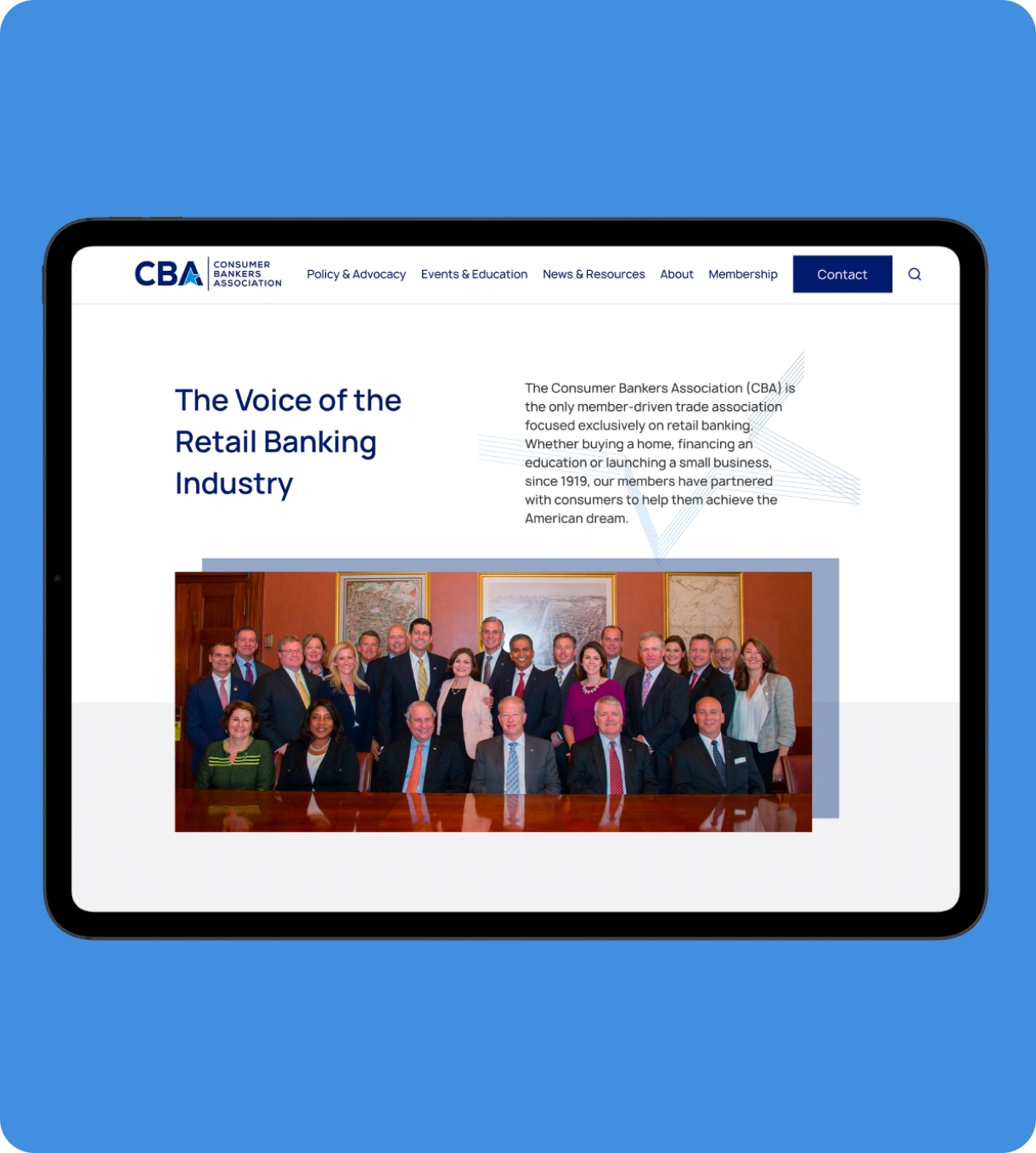 Consumer Bankers Association Challenge