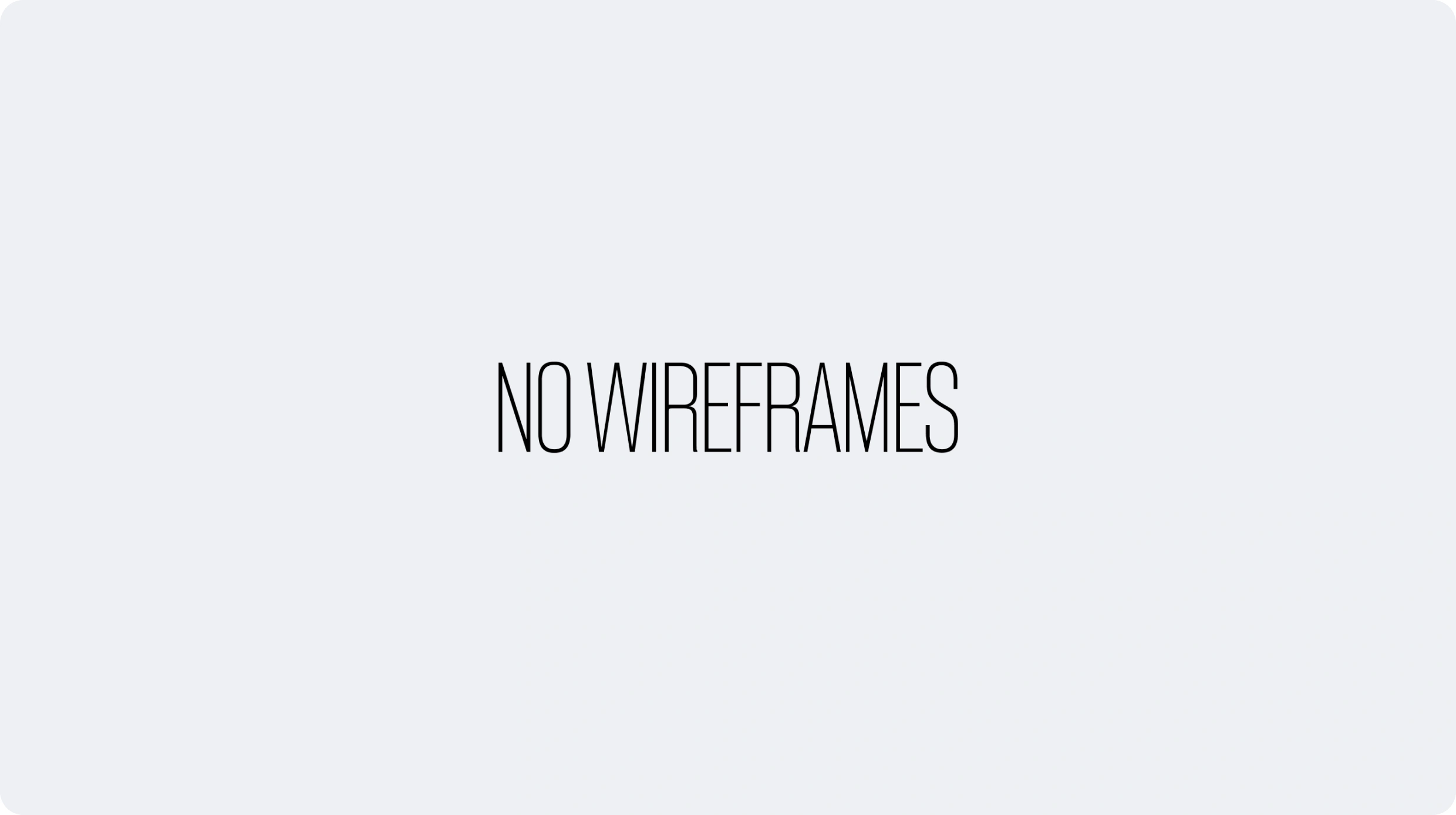 Reflexion Wireframes