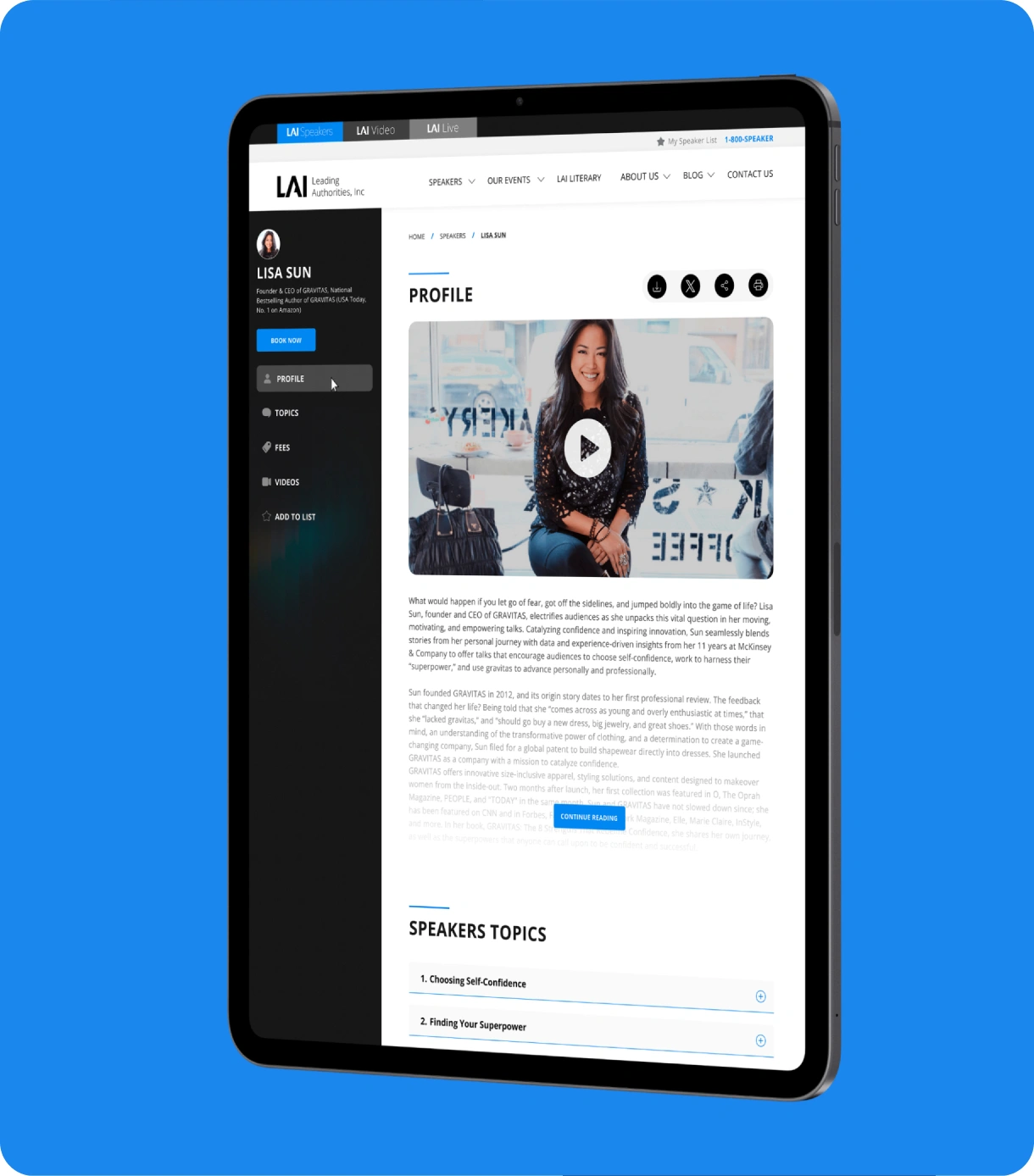 Leading Authorities UI-UX 2