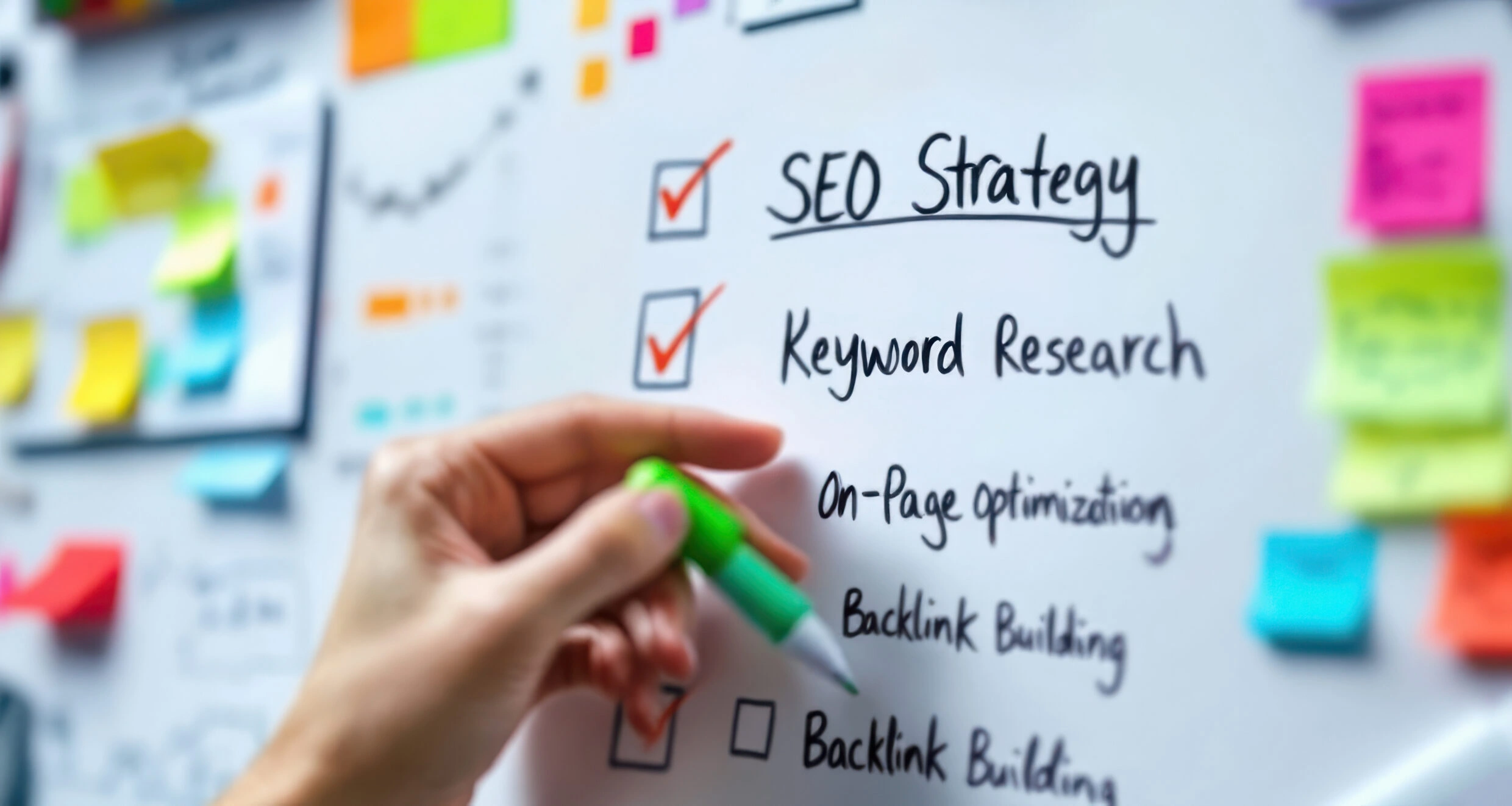 Effective SEO Strategy Checklist for Website Optimization Success: Keyword Research, On-Page Optimization, Backlink Building and more