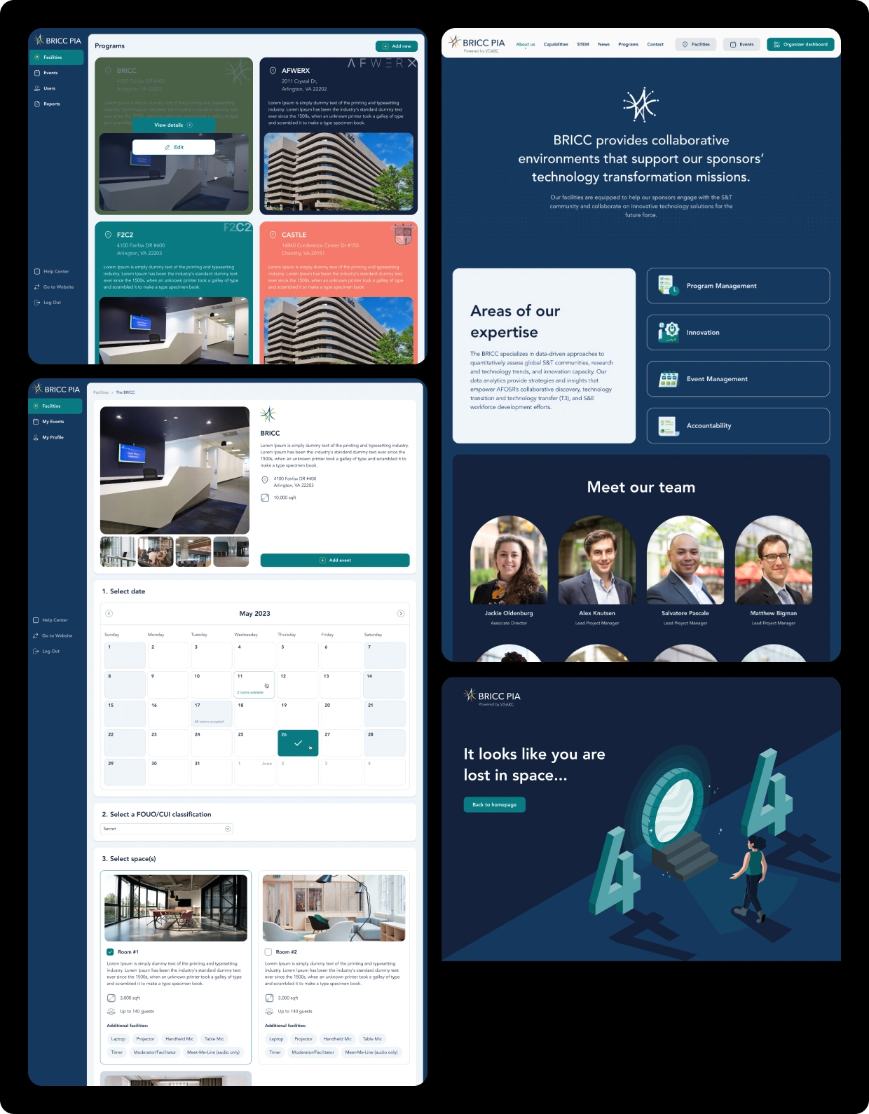 Virginia Tech University - BRICC PIA UI-UX Large