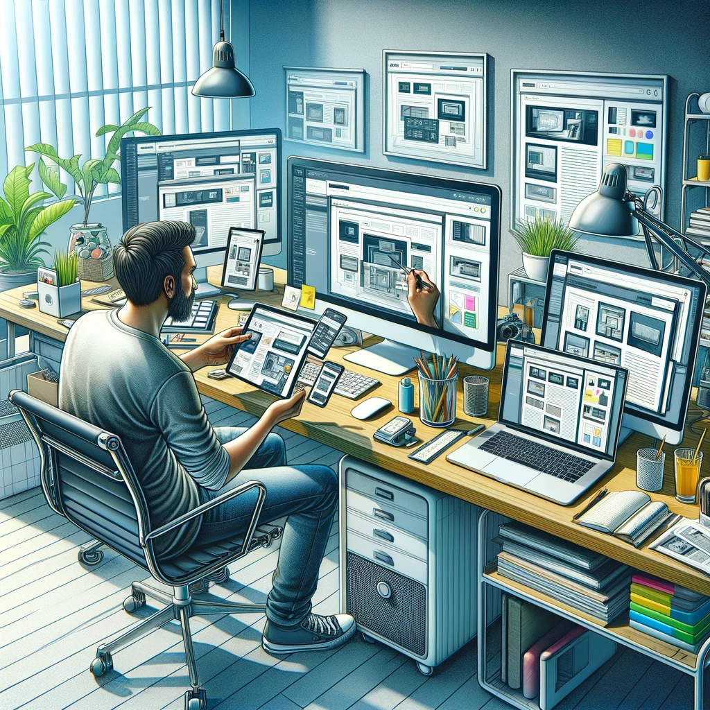 Image representing what web designers do
